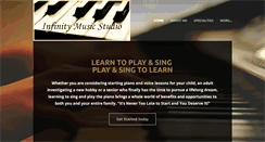 Desktop Screenshot of infinitymusicstudio.net